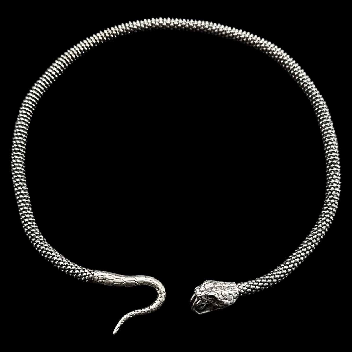 Colier din argint Serpent