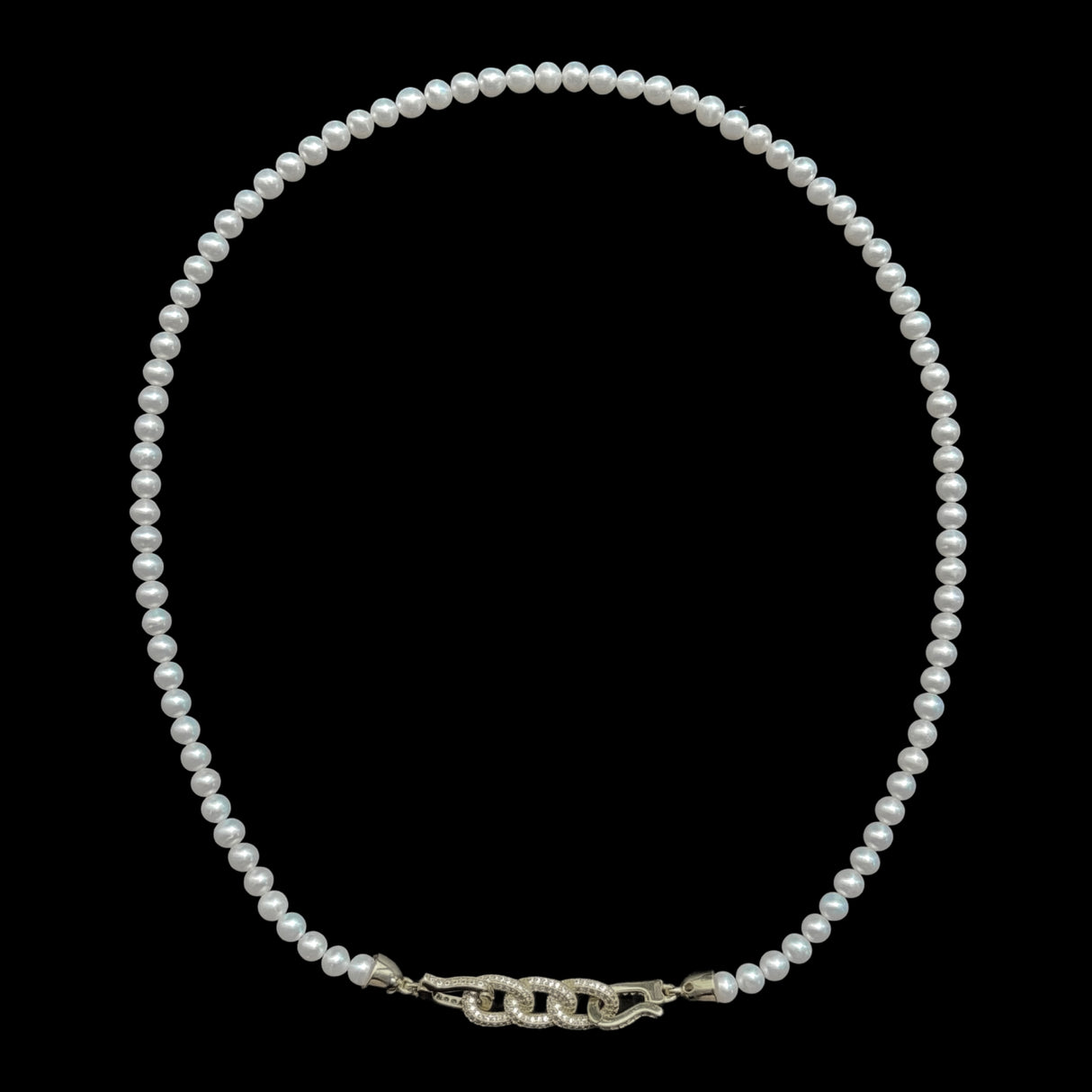 Colier din argint cu perle de cultura Audry