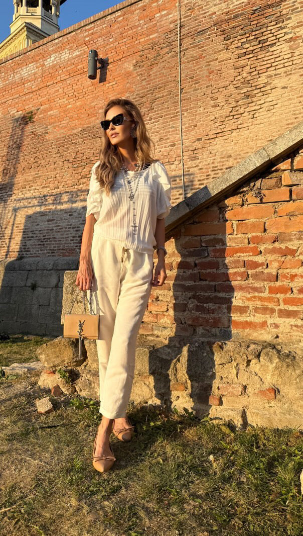 Colier dublu cu cruci rozariu Bizantium