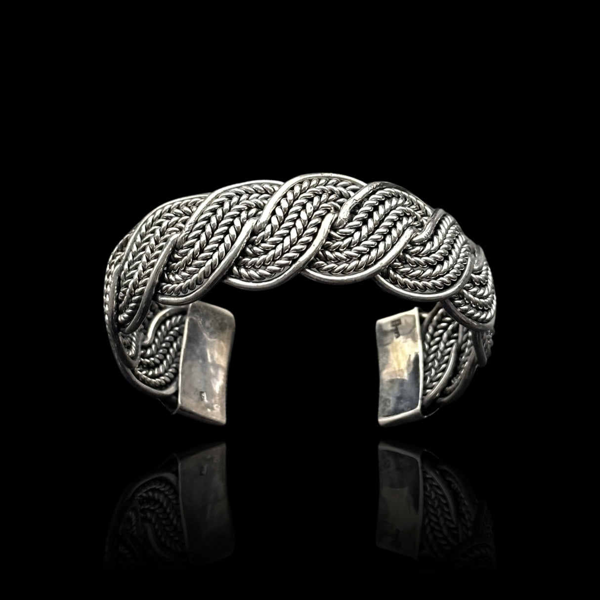 Bratara Argint Braided Rope