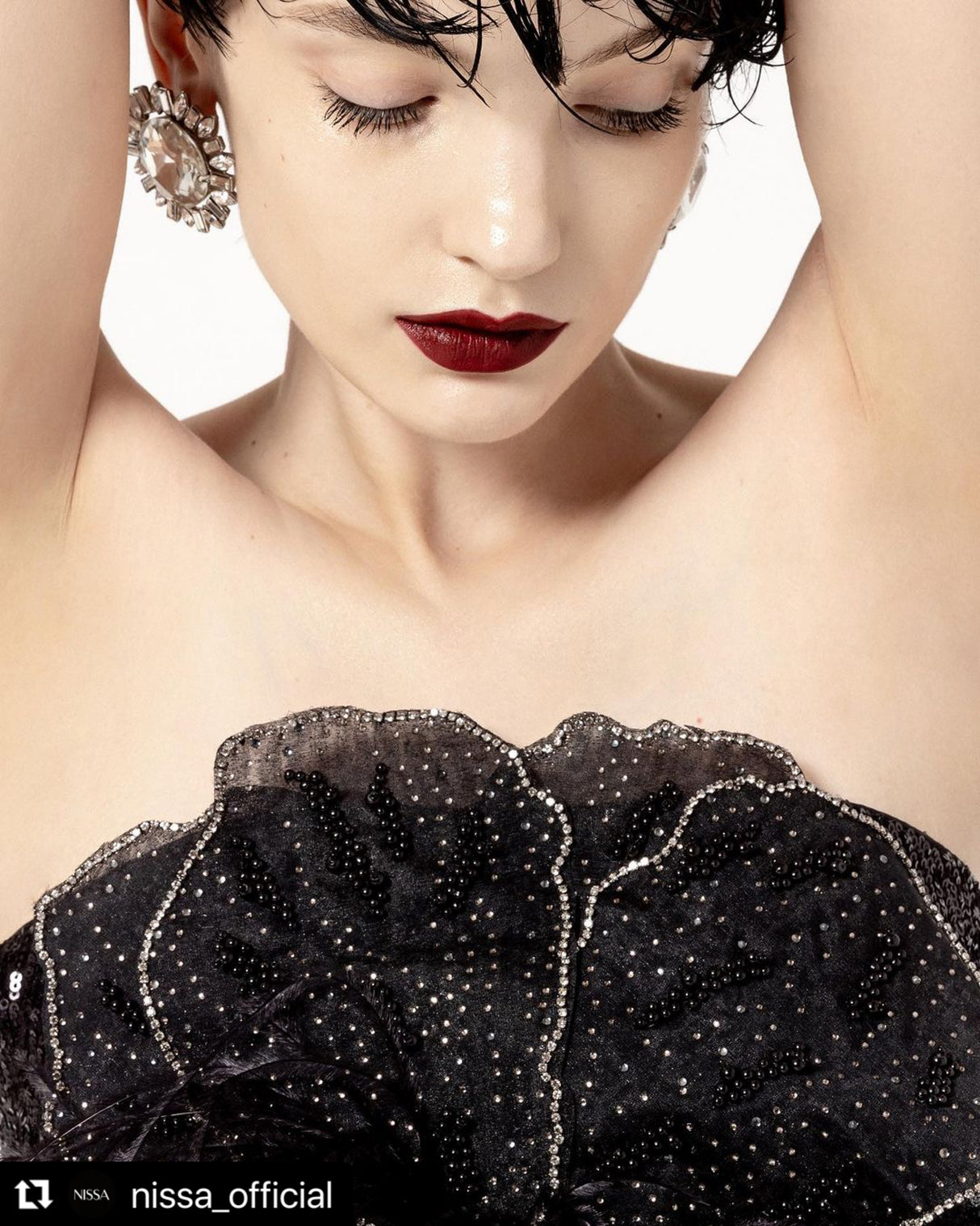 Cercei cu cristale Agnes