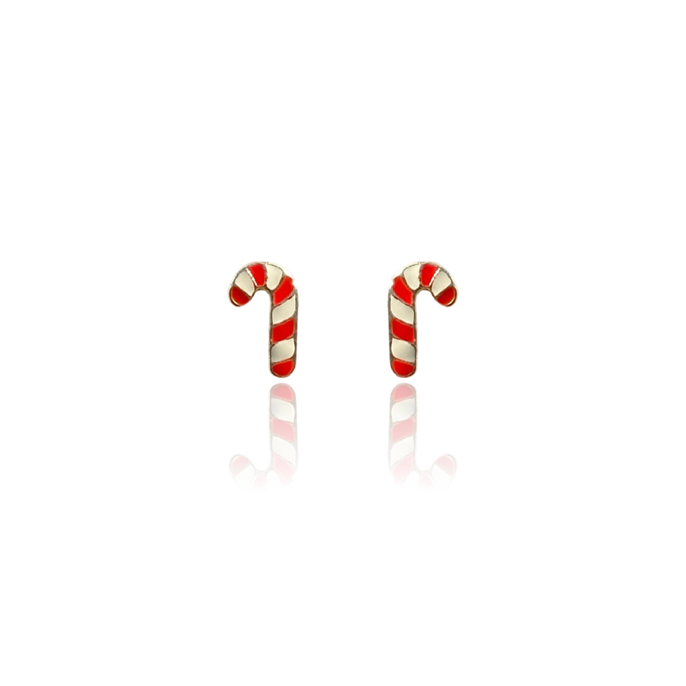 Cercei Argint Candy Cane