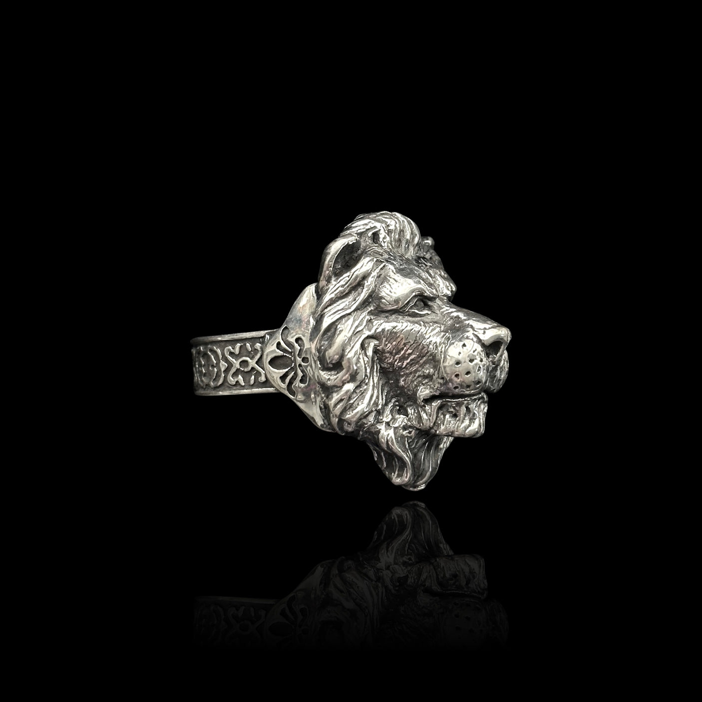 Inel Argint Lion