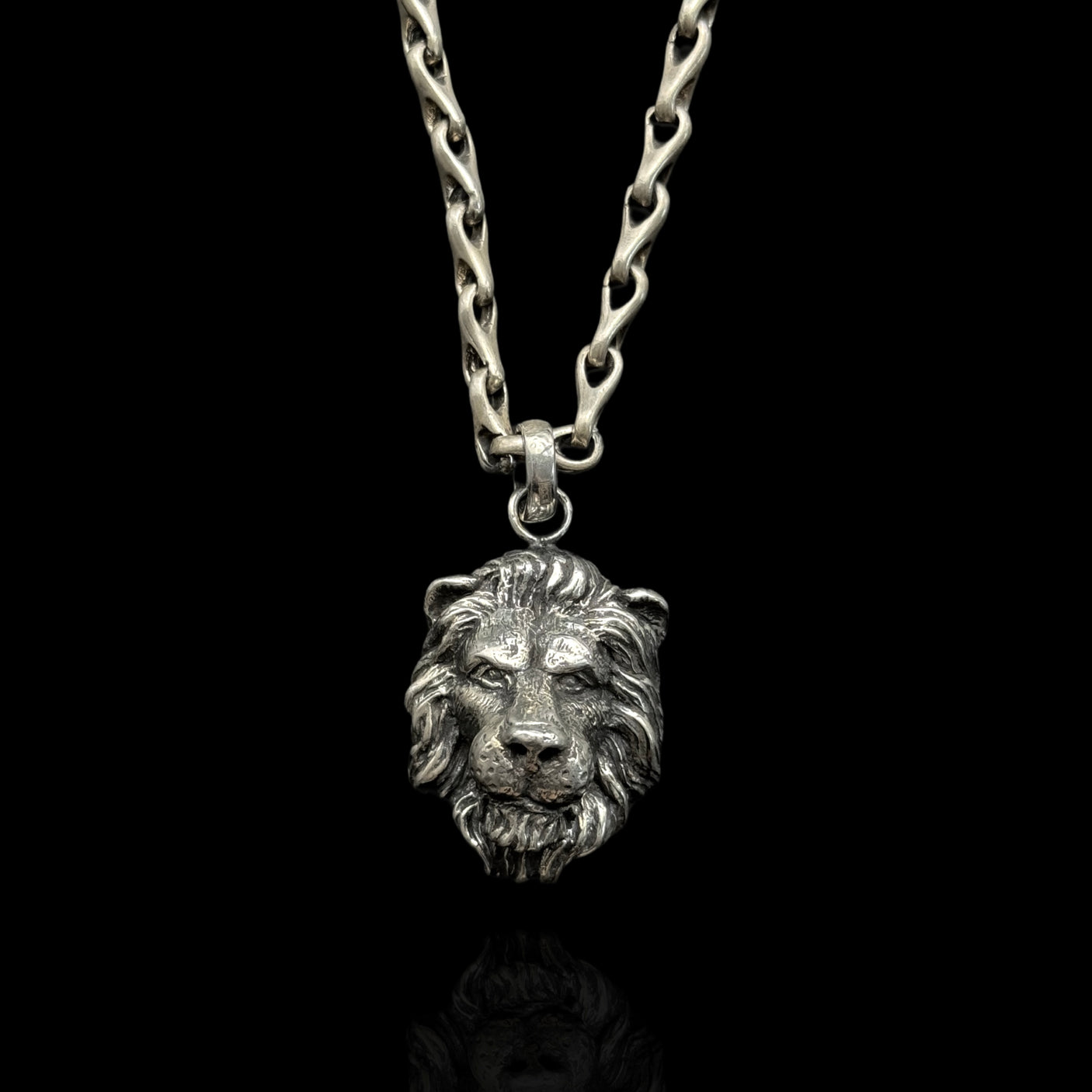 Colier Argint Lion