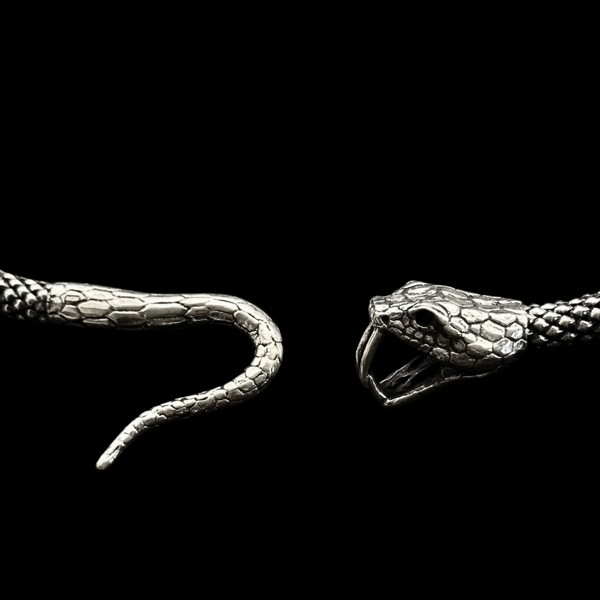 Colier din argint Serpent