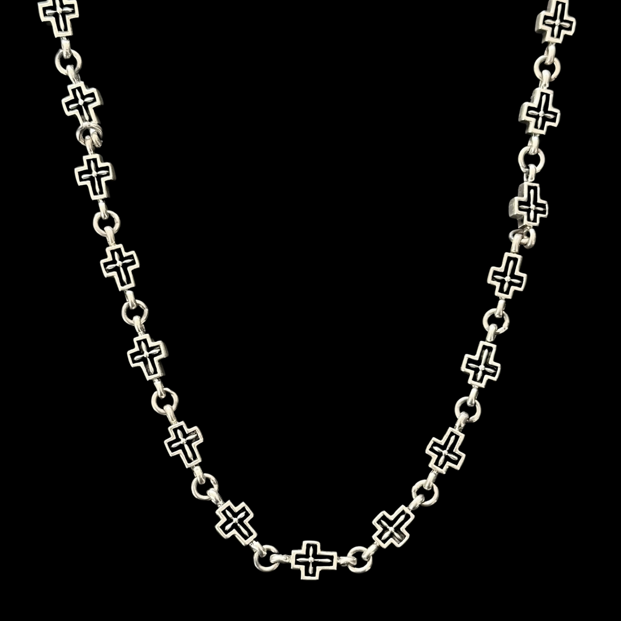 Colier cruci din argint Holy Geometry