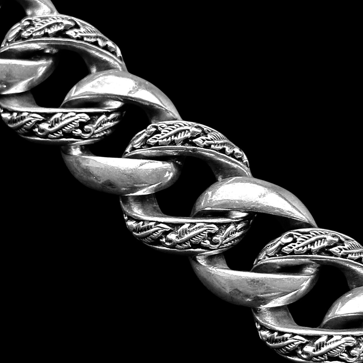 Bratara Argint Monstera