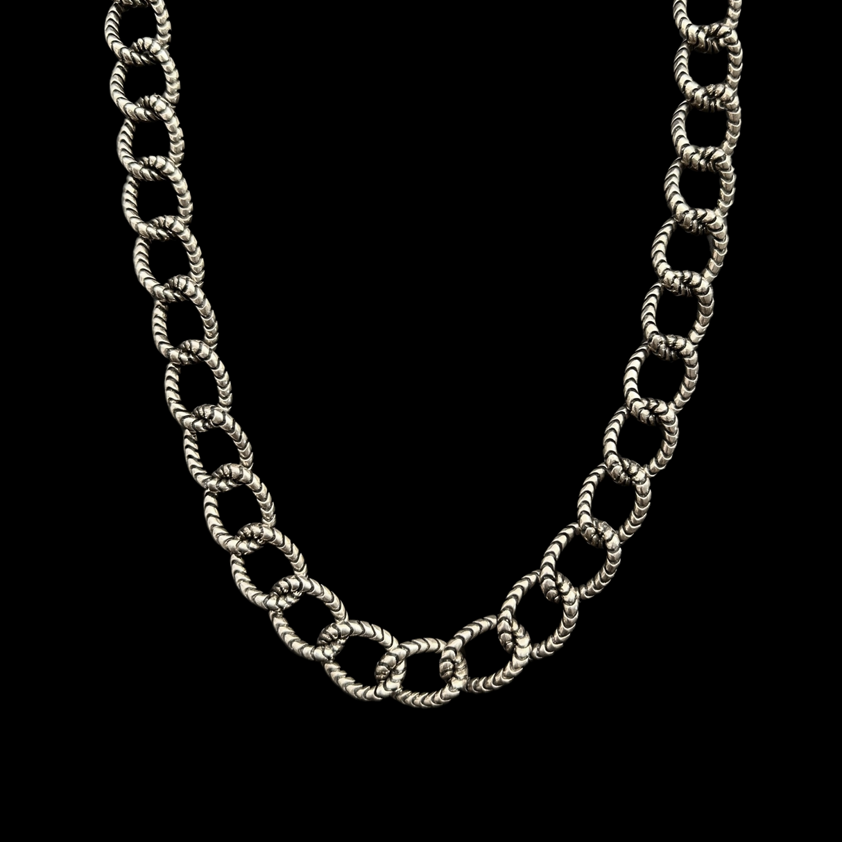 Colier din argint Silver Ropes