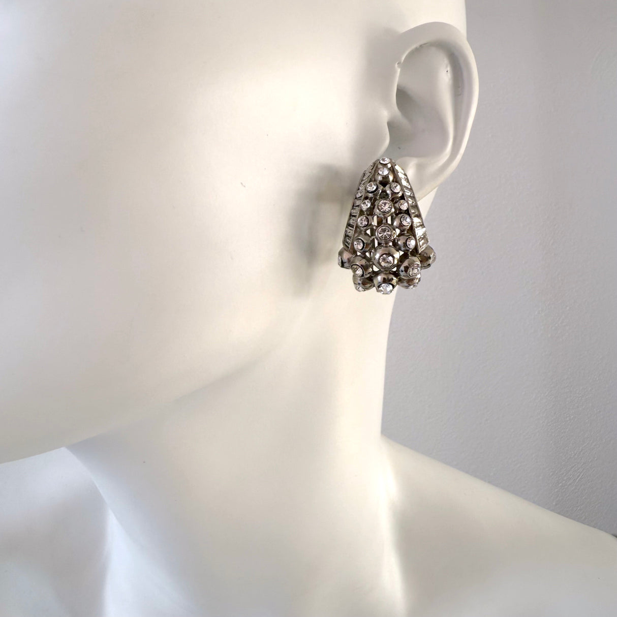 Cercei cu perle si cristale Starlight