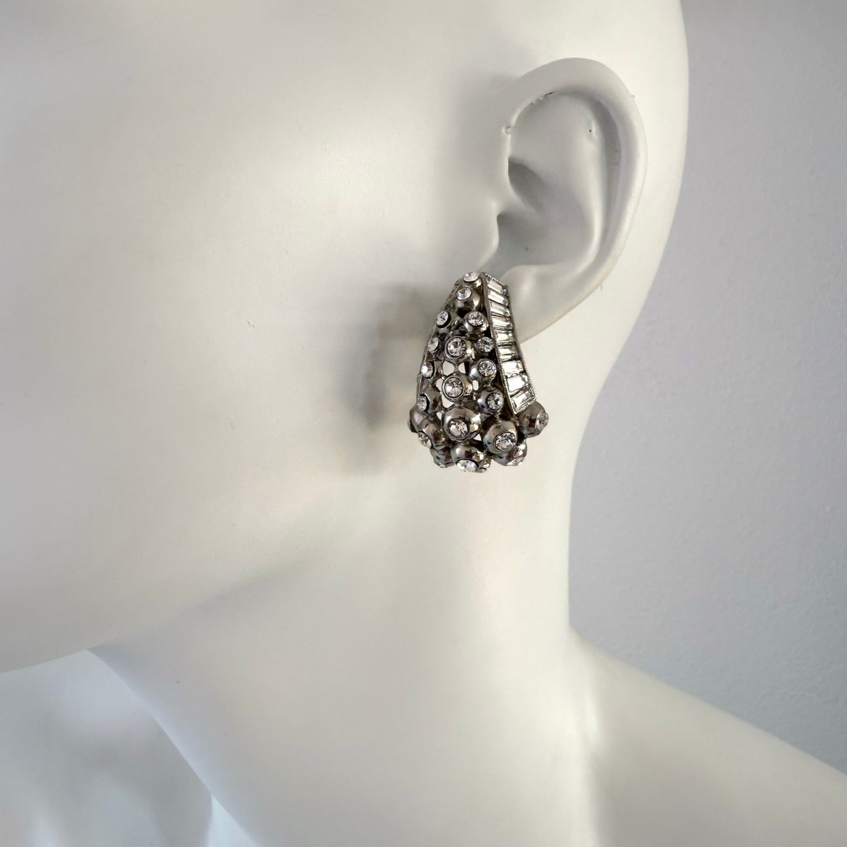 Cercei cu perle si cristale Starlight