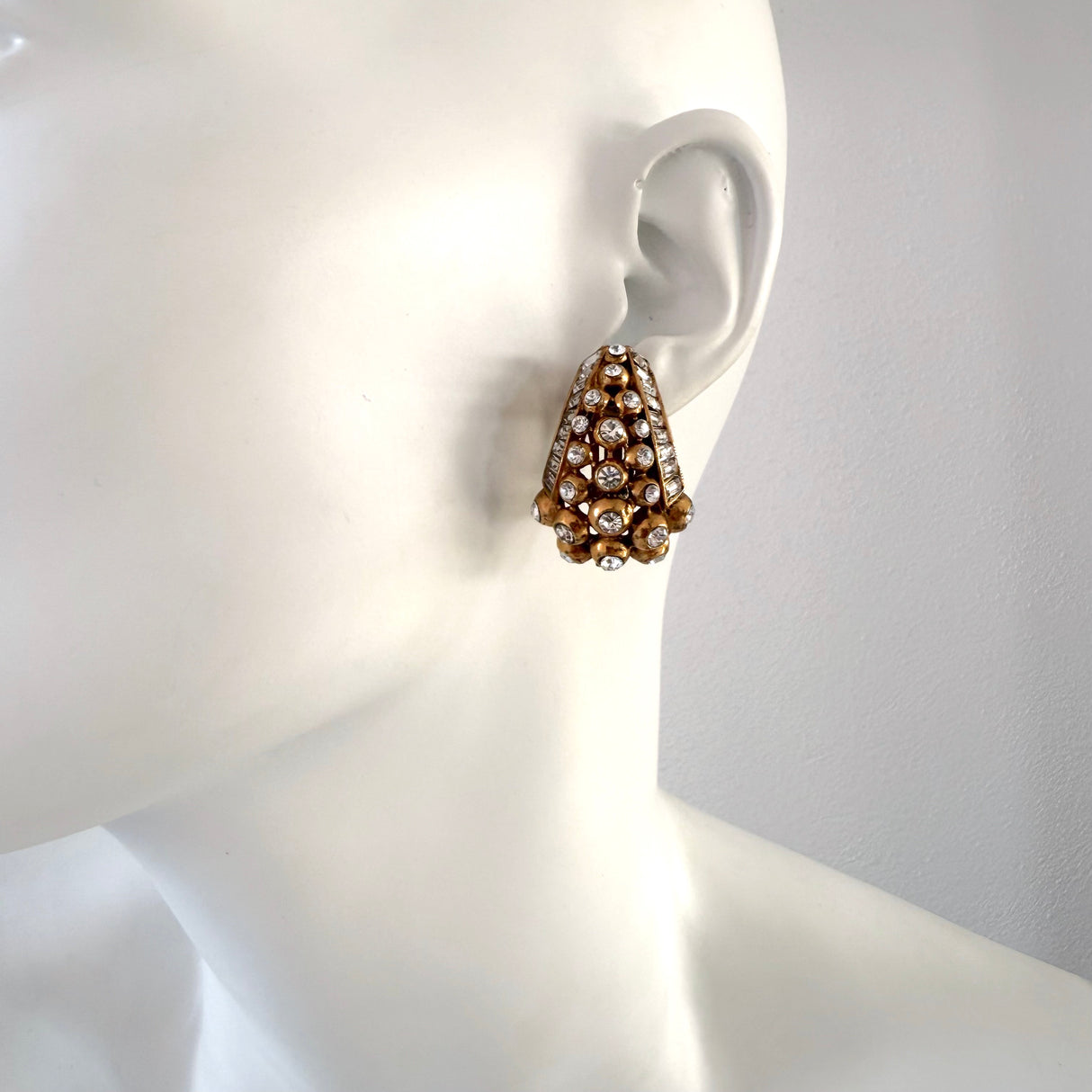 Cercei cu perle si cristale Starlight