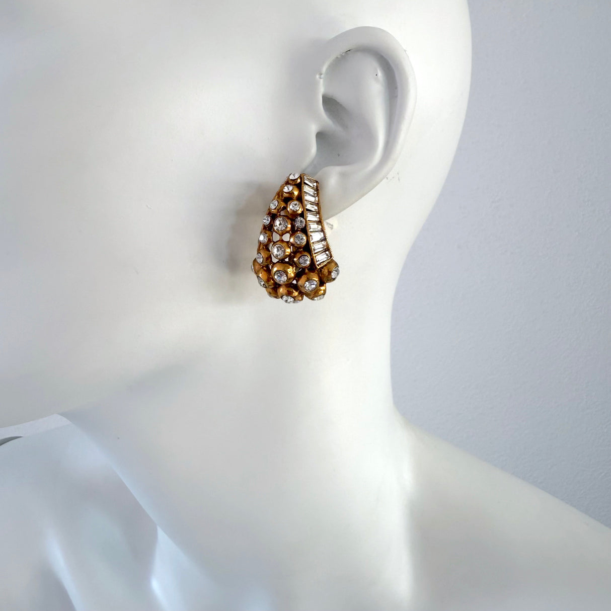 Cercei cu perle si cristale Starlight