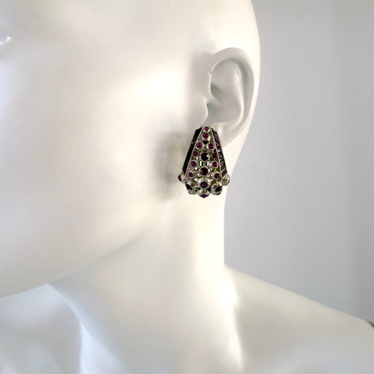 Cercei cu perle si cristale Starlight