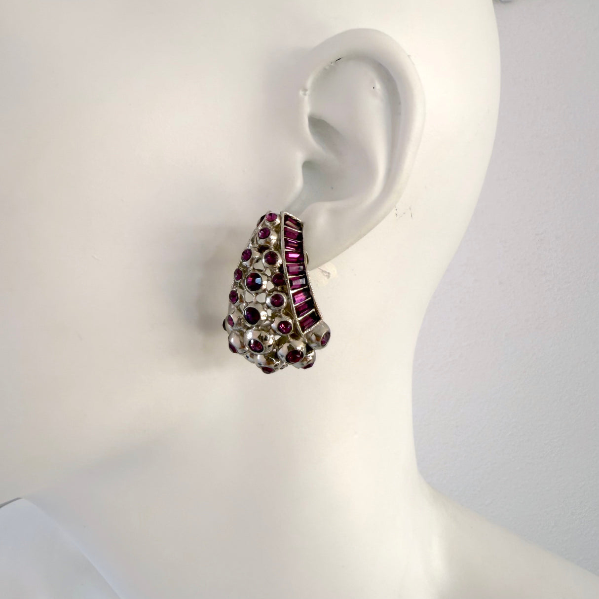 Cercei cu perle si cristale Starlight