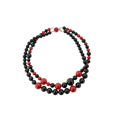 Colier cu perle de sticla Swarovski Marcella - 4 variante de culori