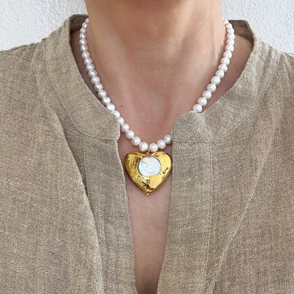 Colier perle de cultura de apa dulce Solis