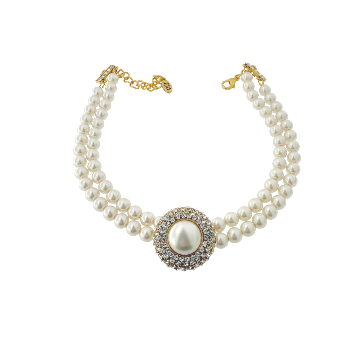 Colier perle tip choker Coco