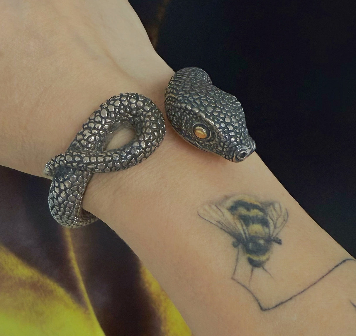 Bratara din Argint Serpentis - Unicat