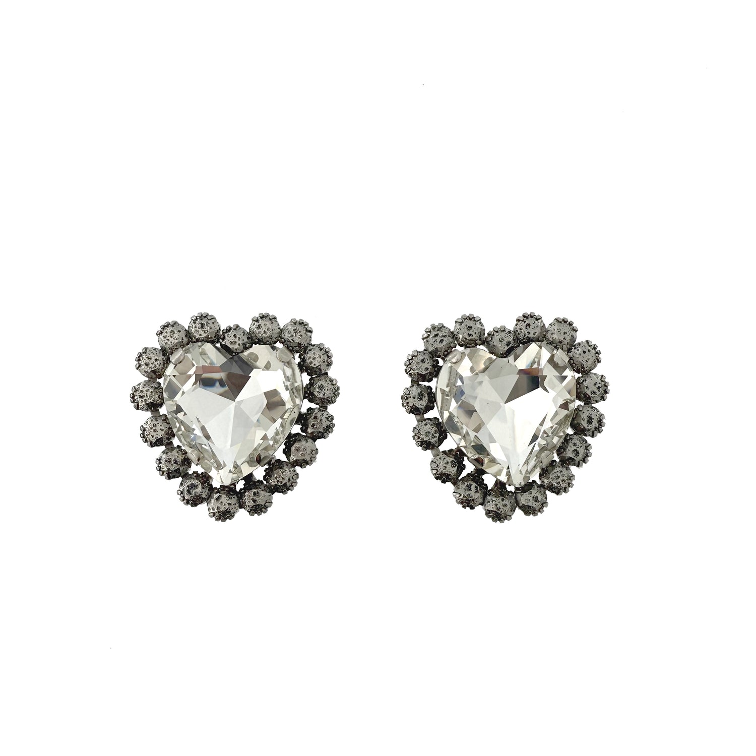 Cercei inima cu cristale Amoria- editie limitata