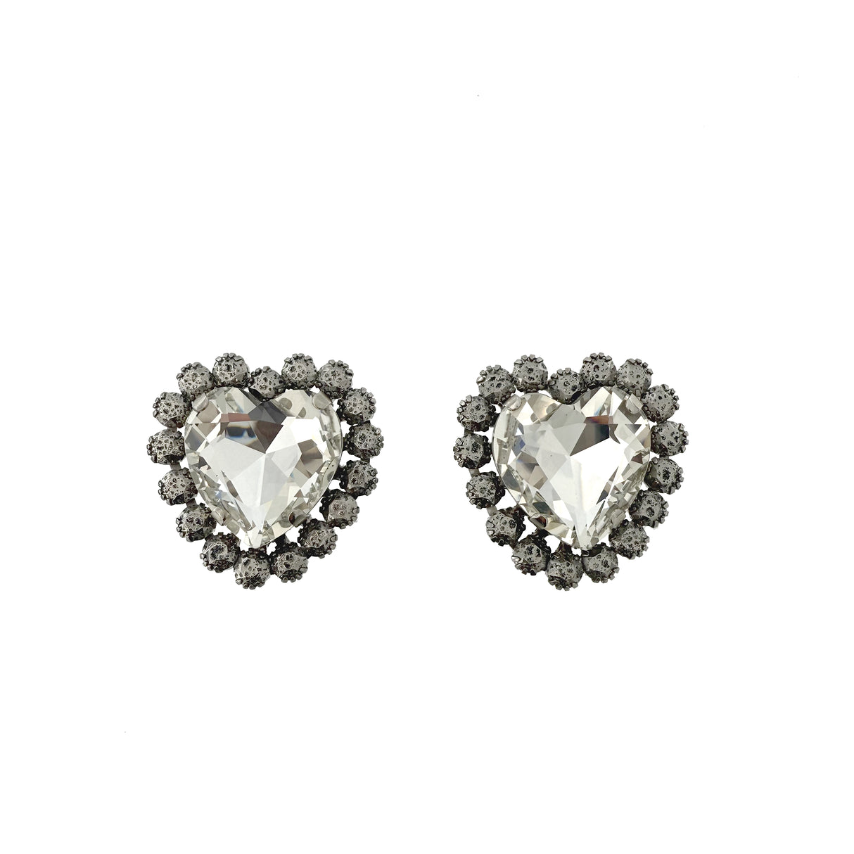 Cercei inima cu cristale Amoria- editie limitata