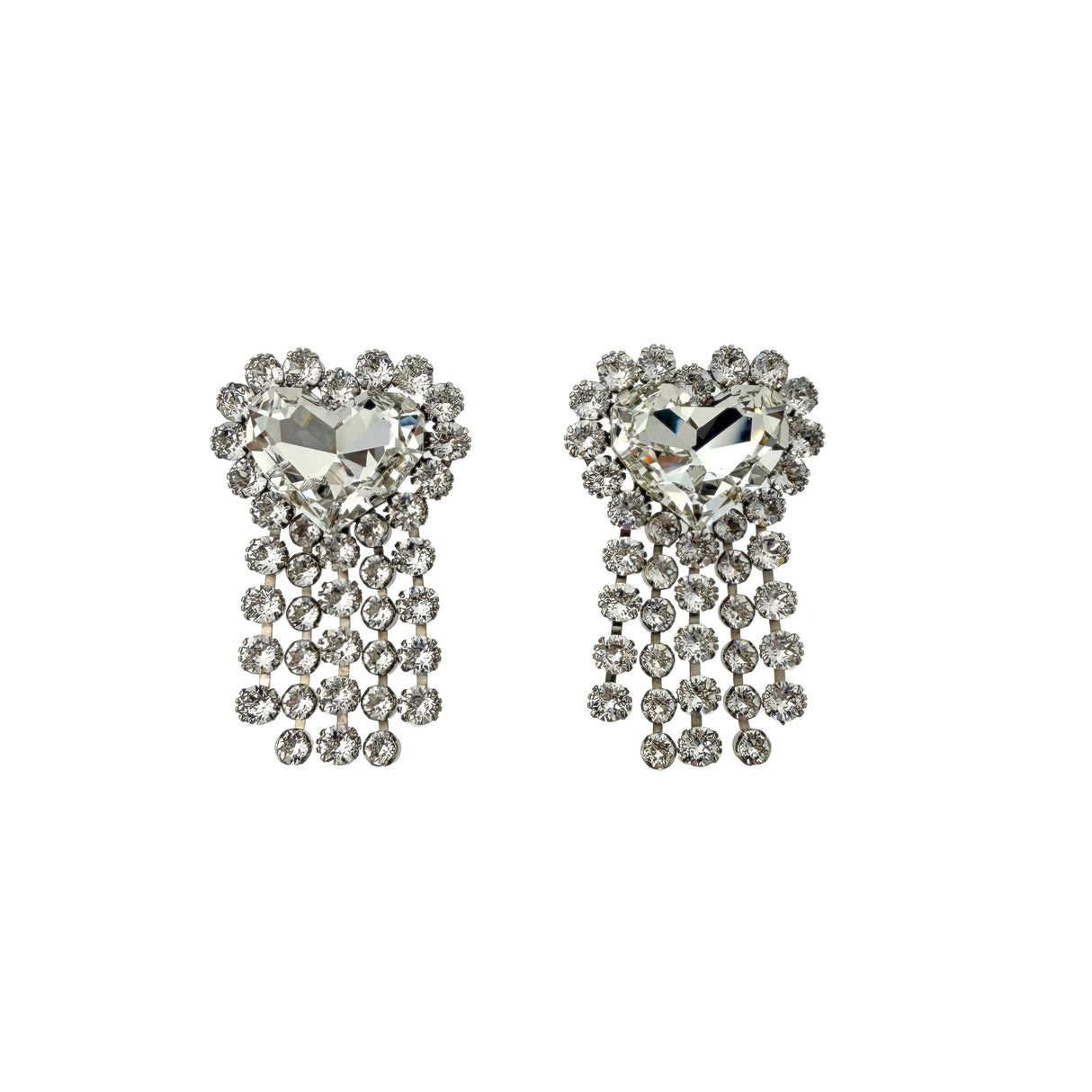 Cercei inima cristal Heart Cascade - editie limitata