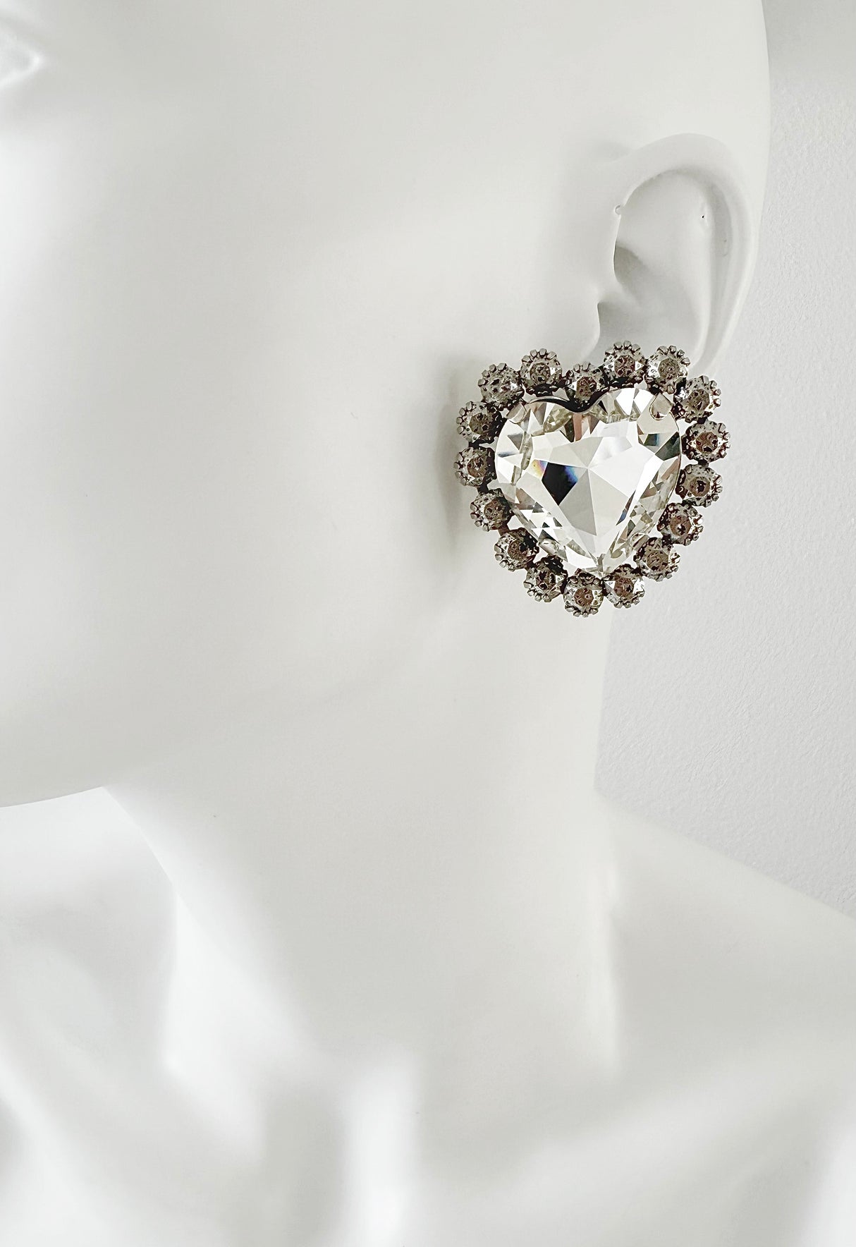 Cercei inima cu cristale Amoria- editie limitata