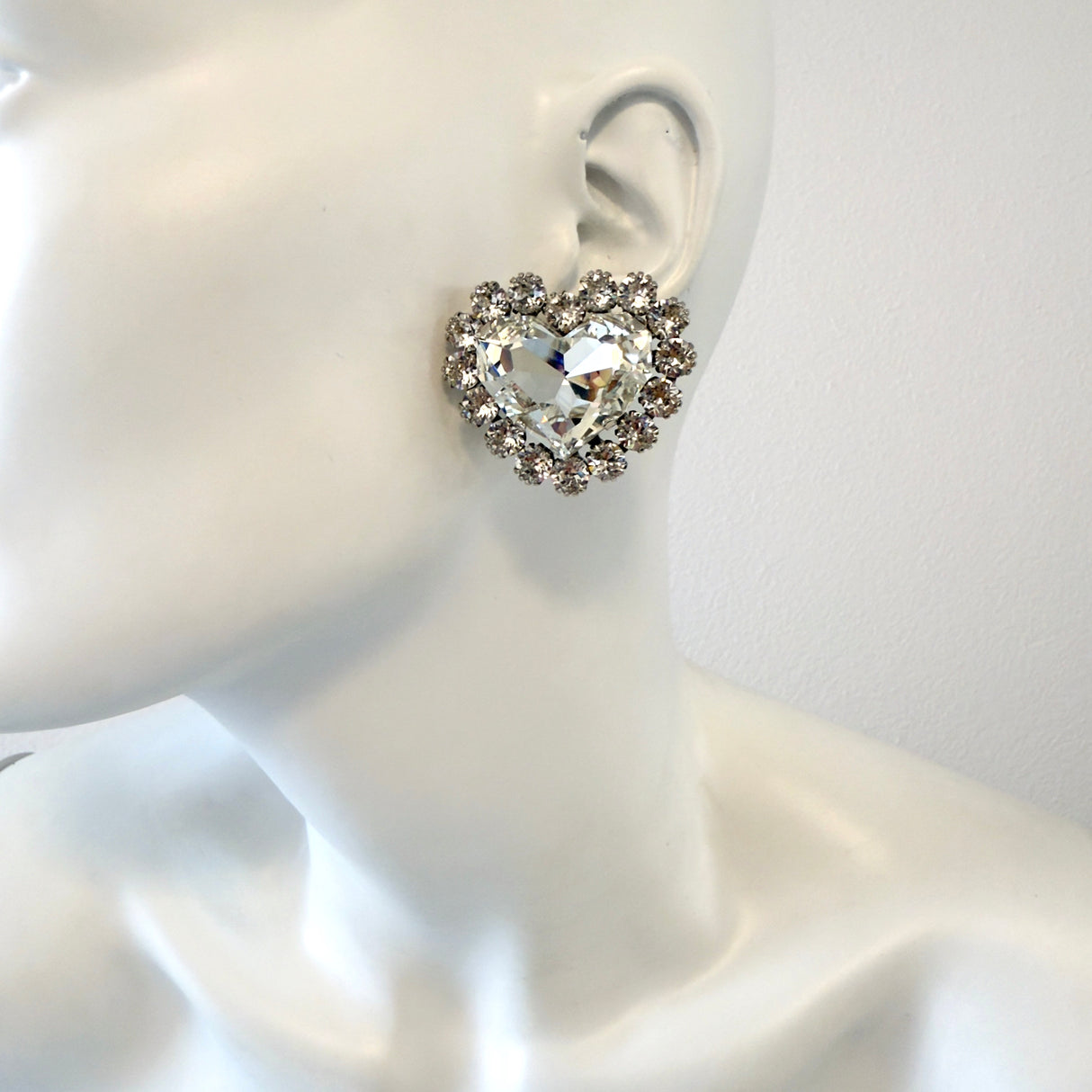 Cercei inima cu cristale Amorina- editie limitata