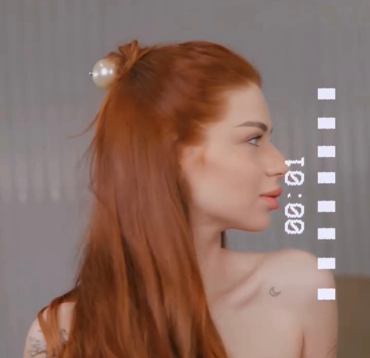 Accesoriu de par perla Pearl Dome