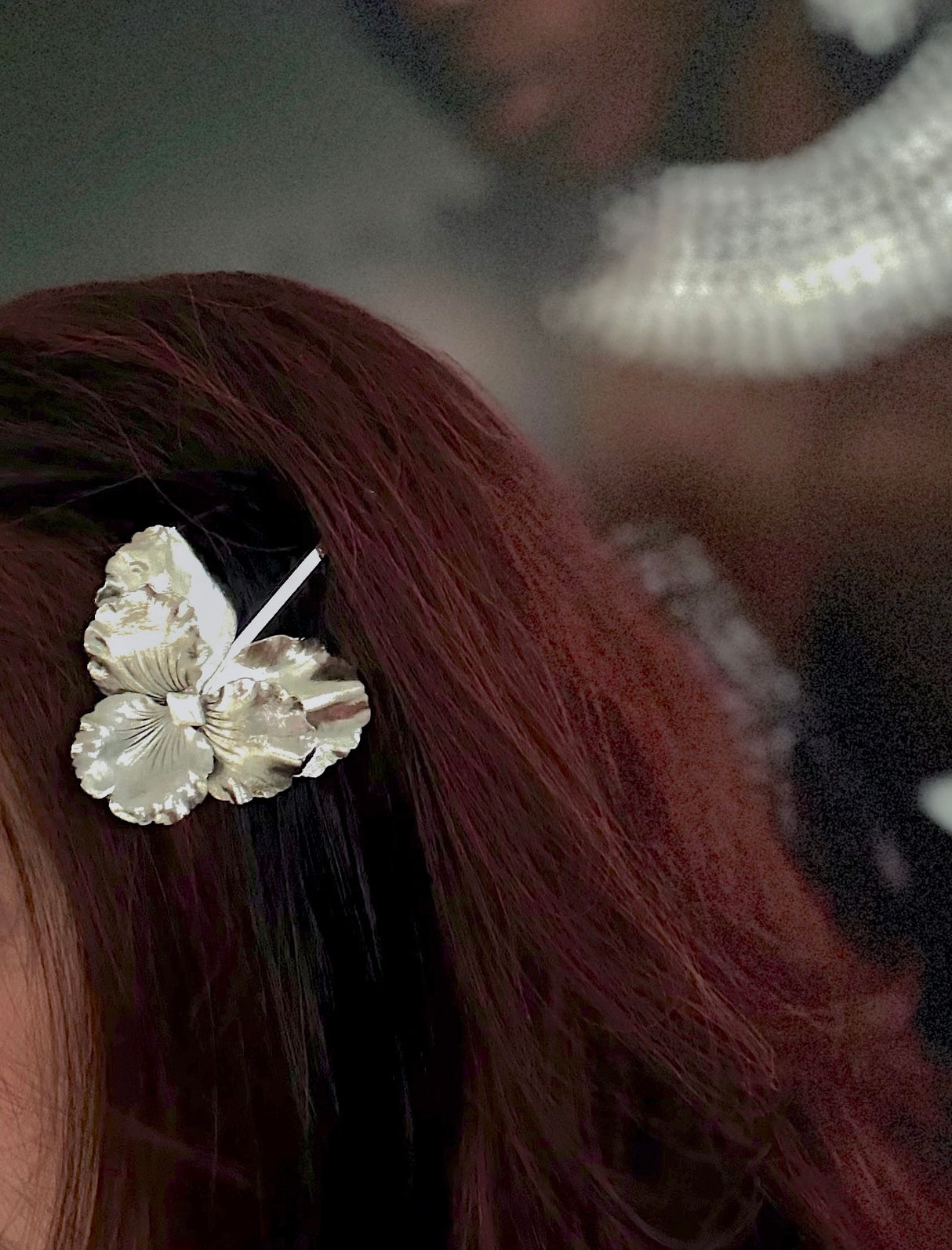 Agrafa de par florala Viola