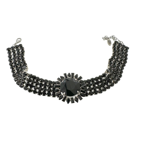 Colier tip choker cu cristale Agnes