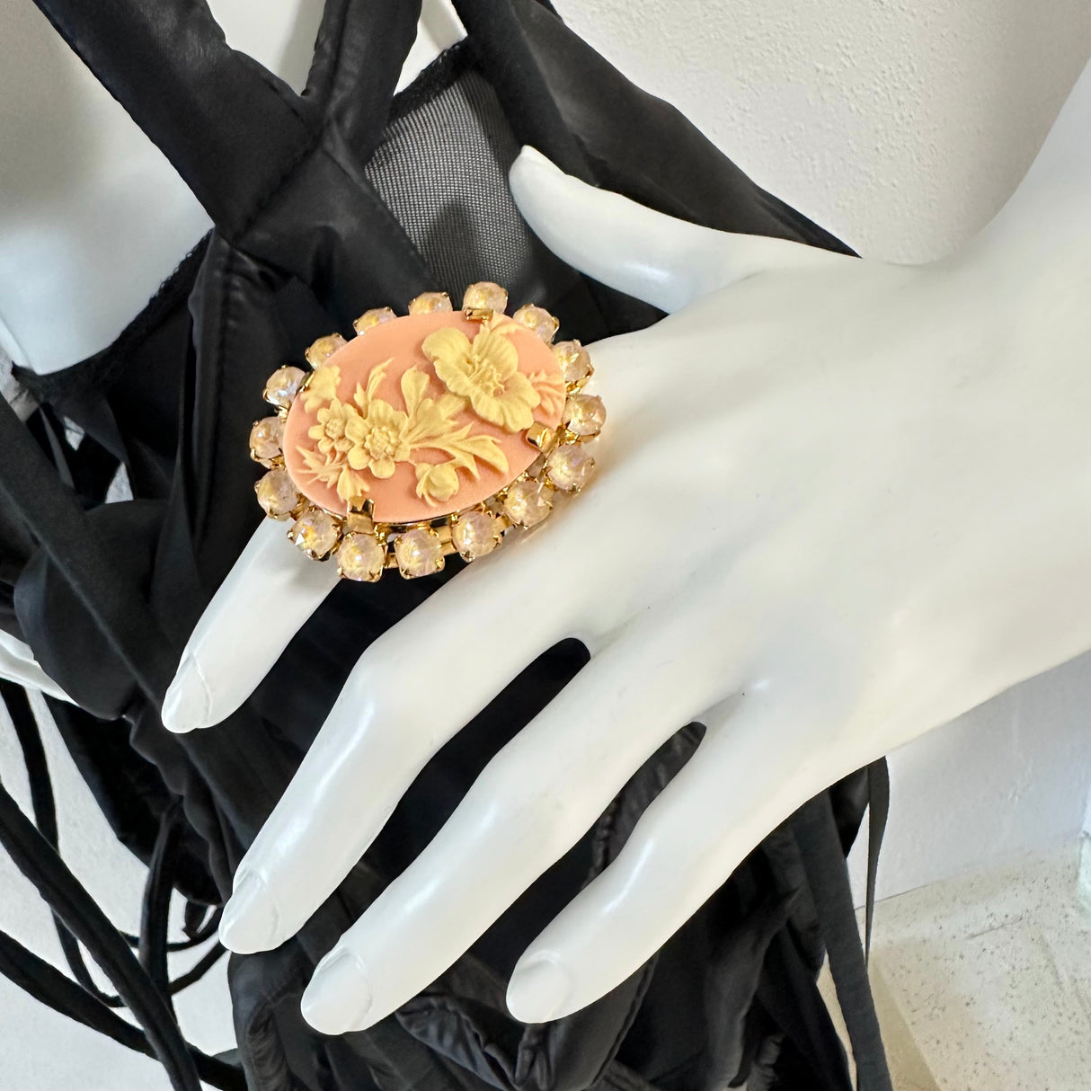 Inel Pink Cameo - UNICAT