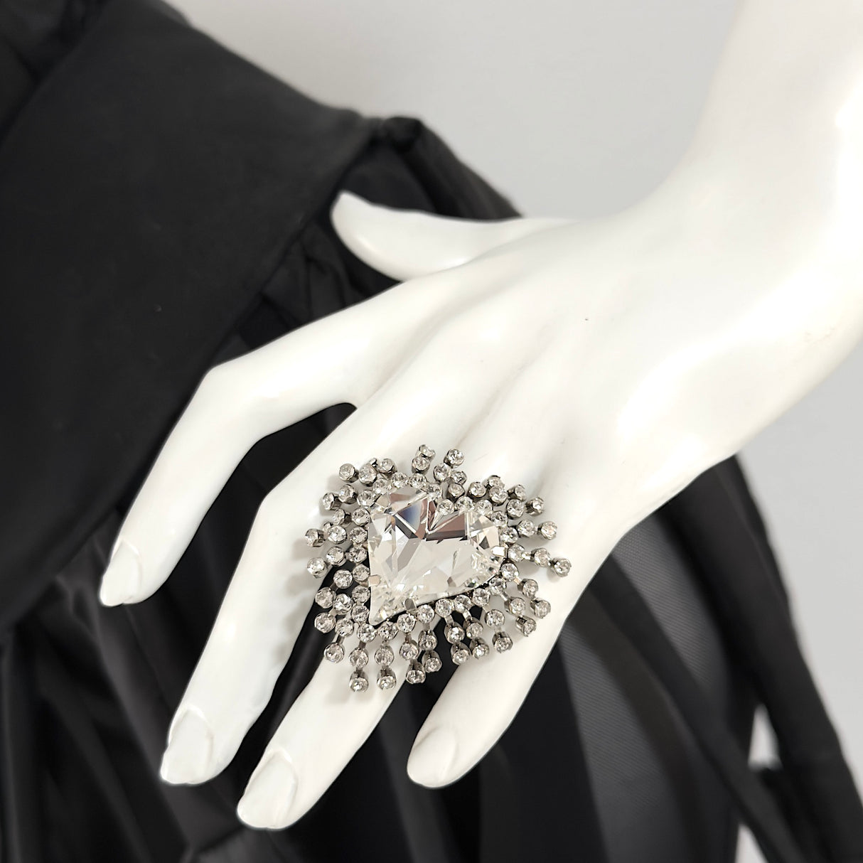 Inel inima cristal Radiant Heart