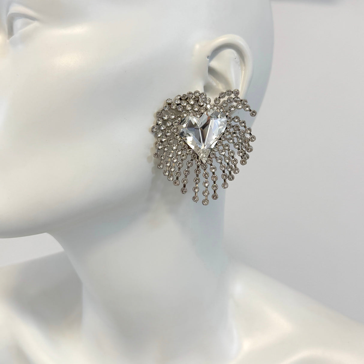 Cercei inima cristal Radiant Heart