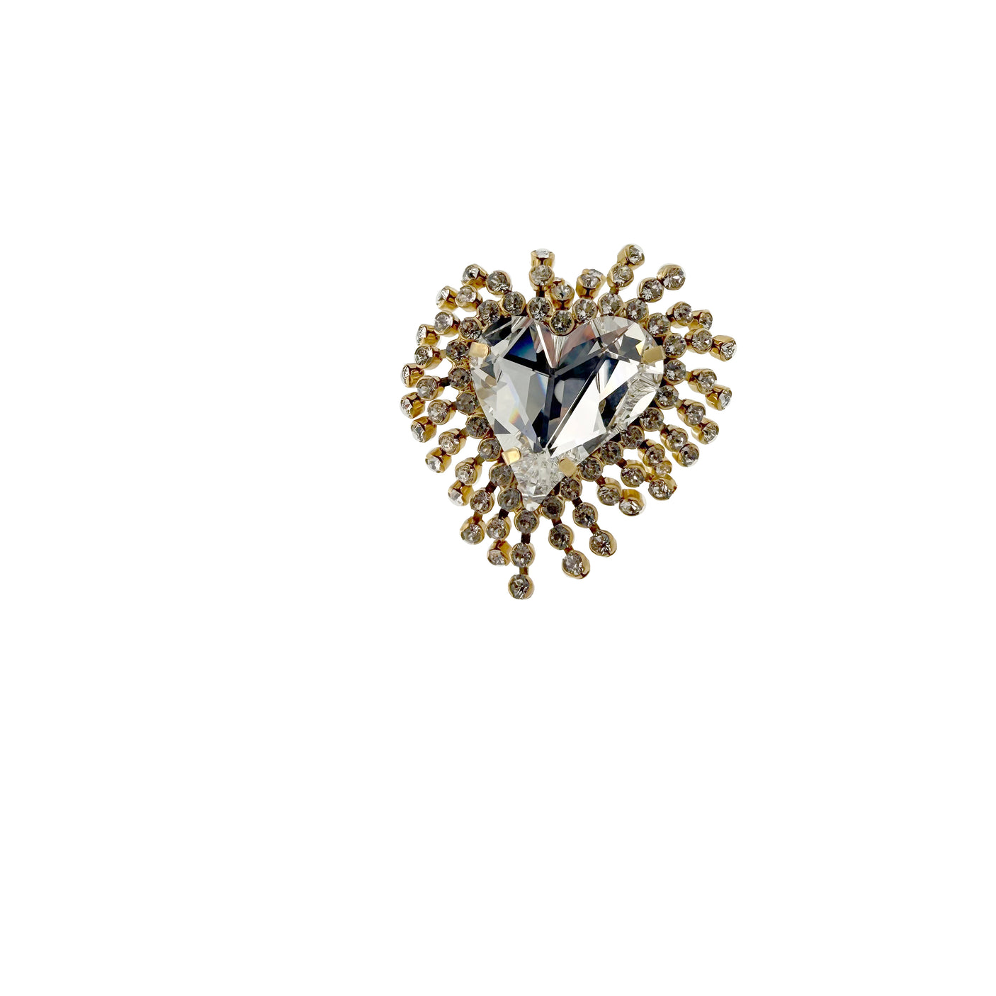 Inel inima cristal Radiant Heart