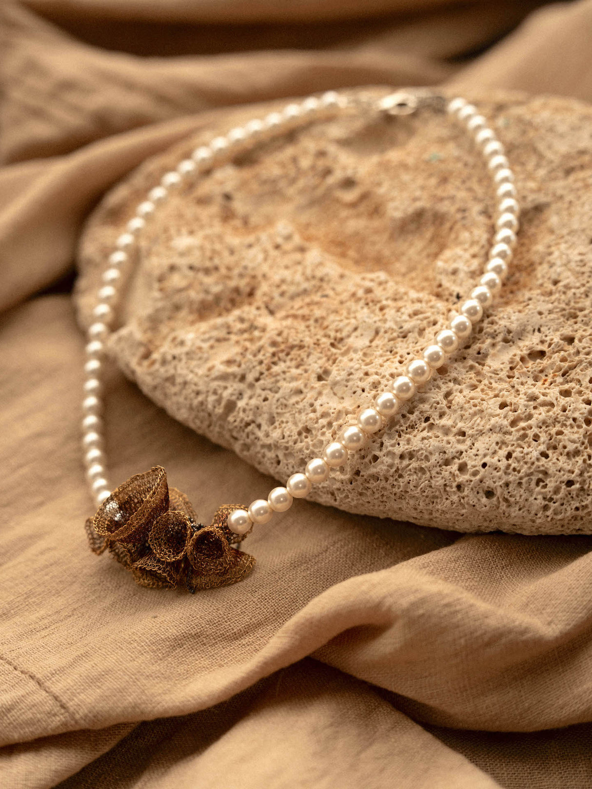 Colier Mozuku Pearls