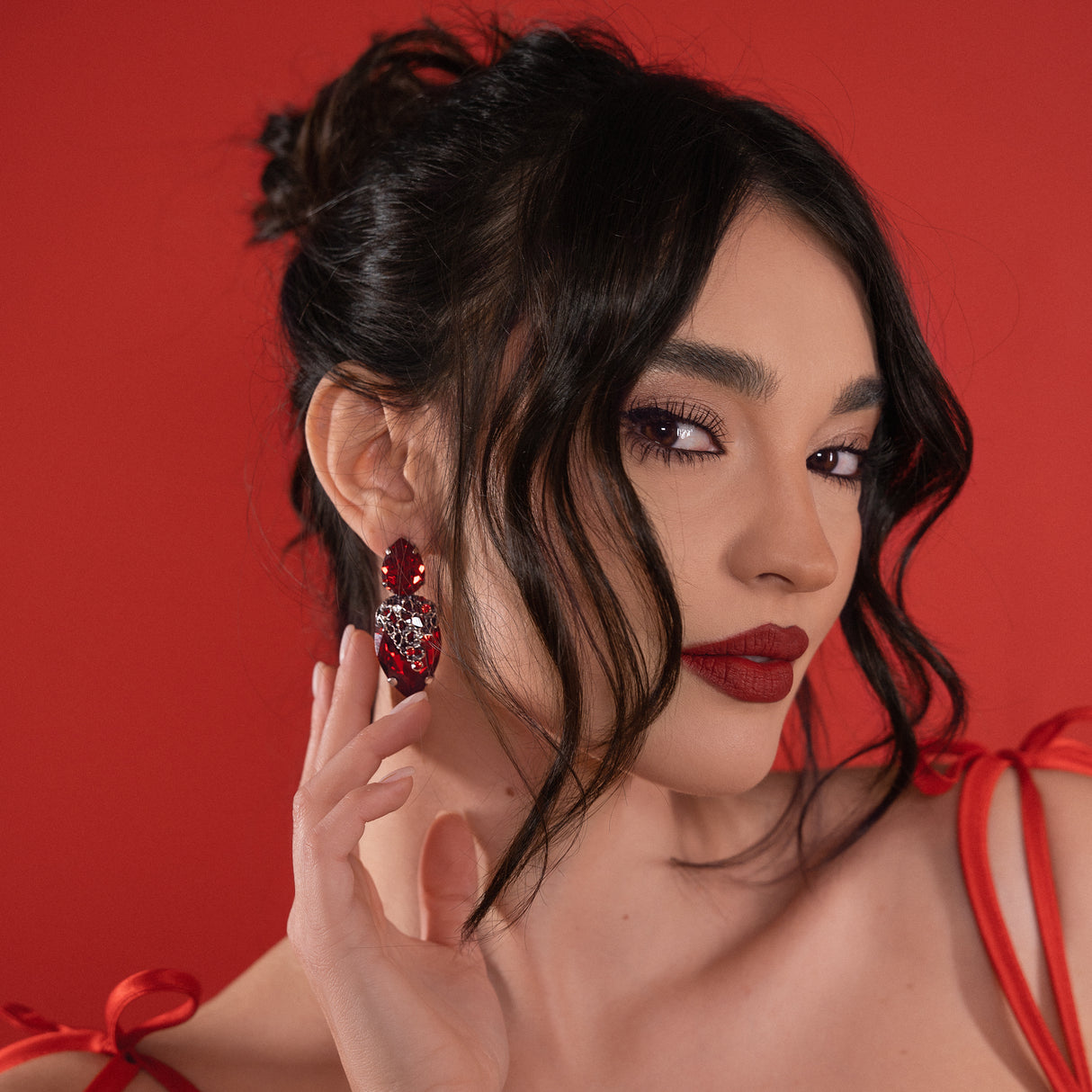 Cercei cu cristale Anastasia