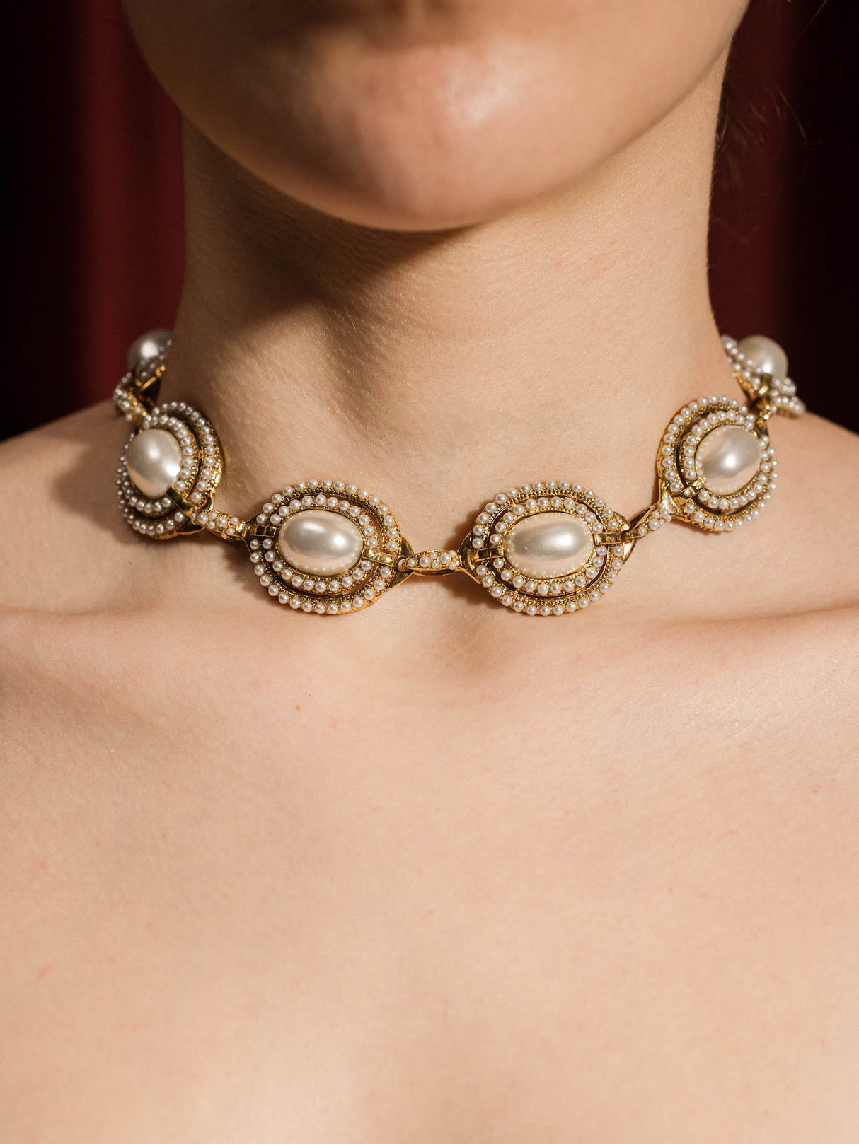 Colier tip choker Pearl Campbell