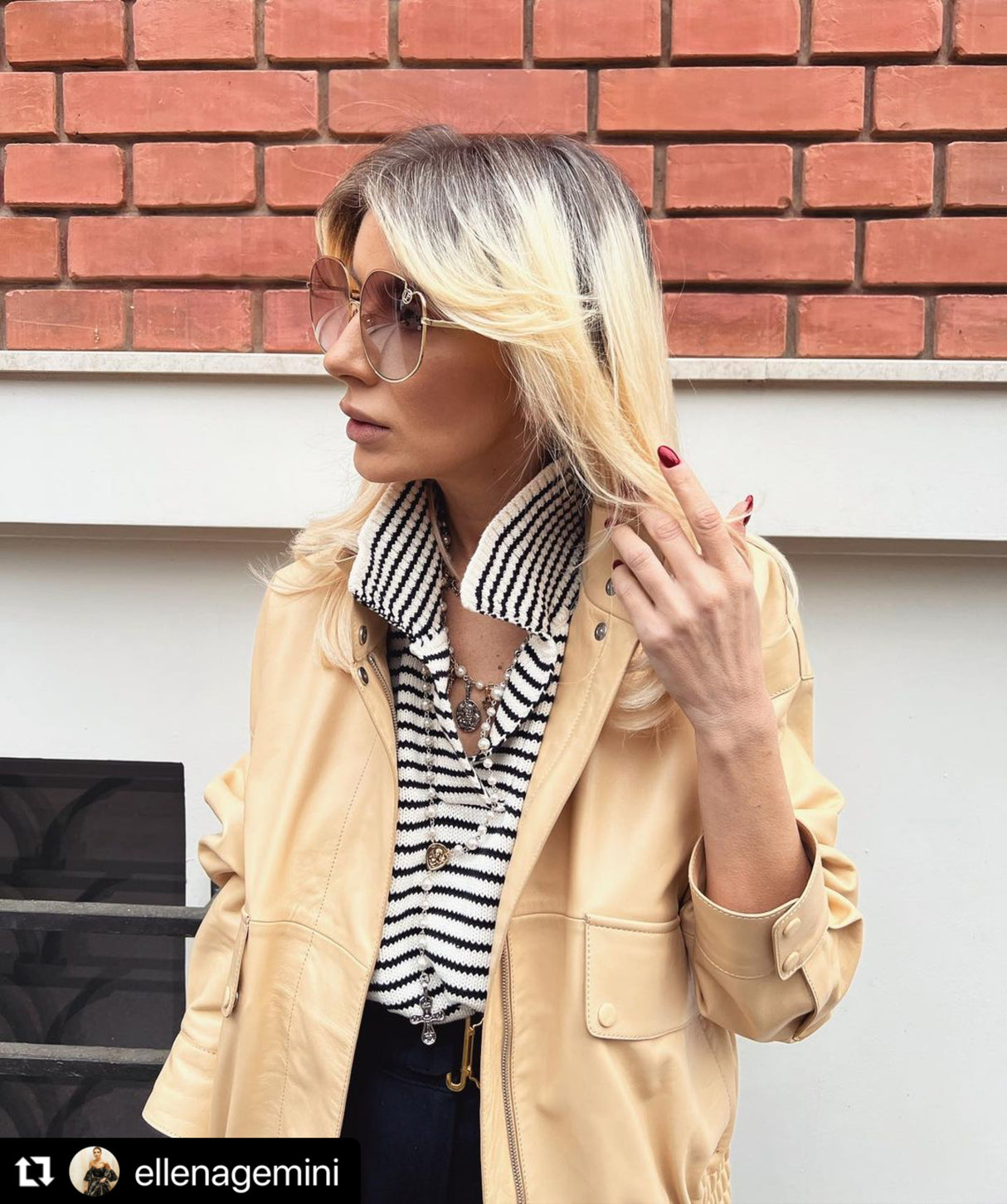 Colier dublu cu cruci rozariu Bizantium