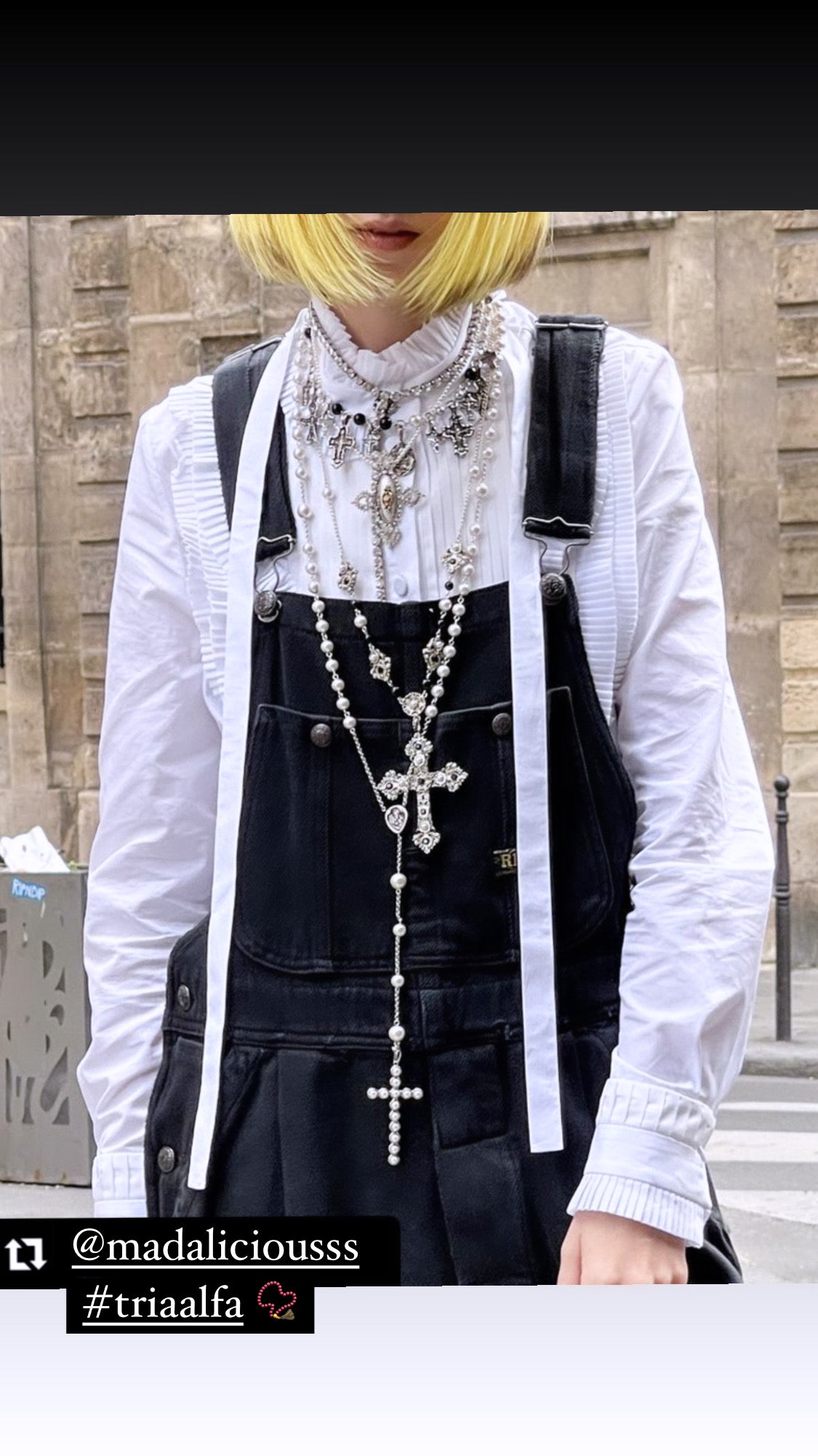 Colier dublu cu cruci rozariu Bizantium