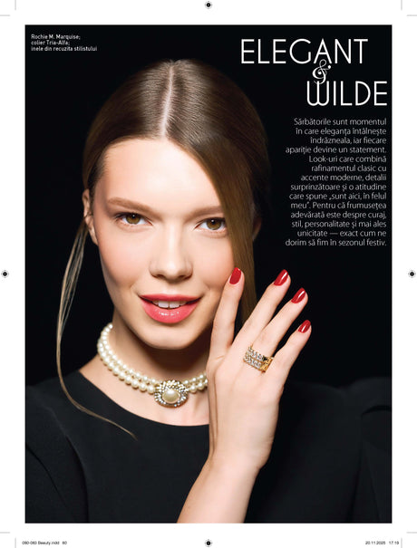 Colier perle tip choker Coco