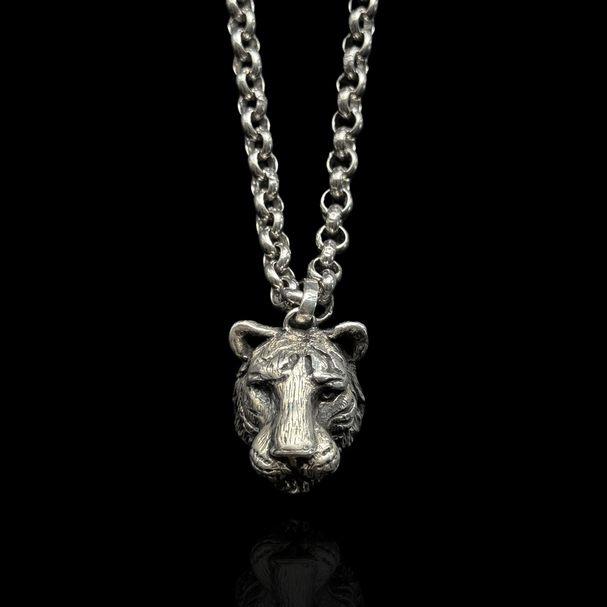 Colier Argint Tiger