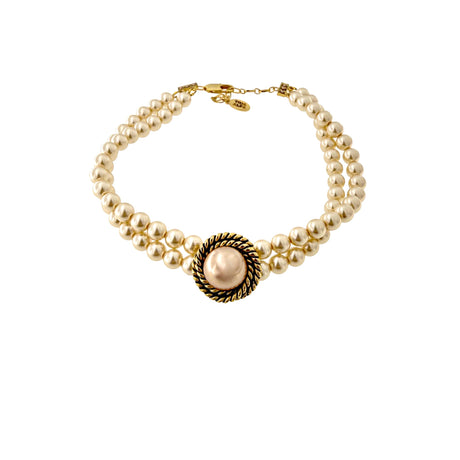 Colier perle tip choker Ivory Ropes