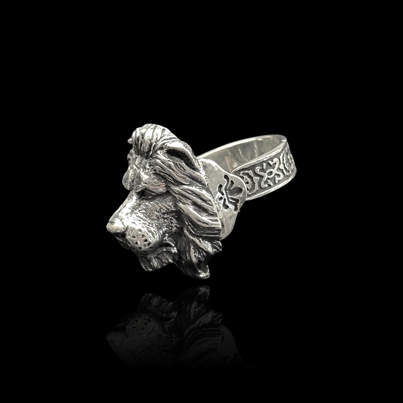 Inel Argint Lion