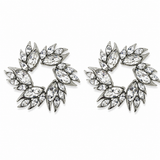 Cercei statement cu cristale Swarovski Lumière