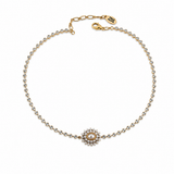 Colier tip choker cu cristale Petit