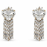 Cercei Baguette Cascade Inima Cristal Franjuri