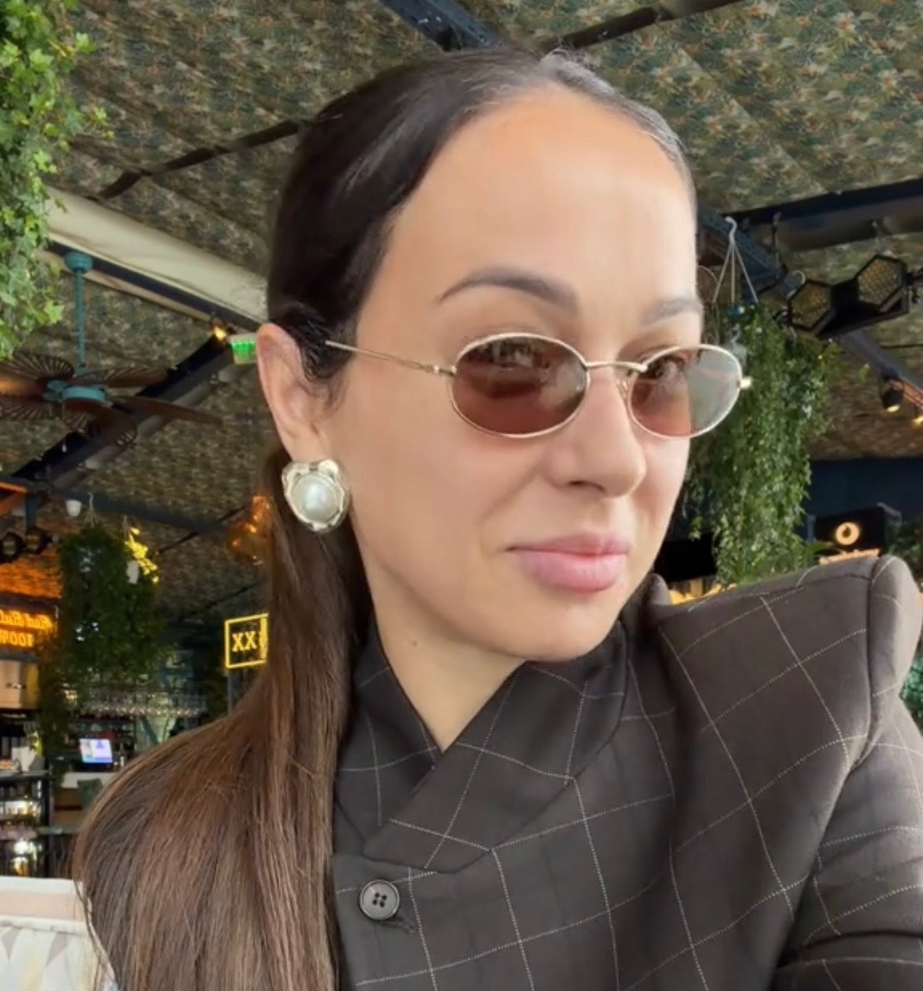 Cercei inima cu perla Perla Dorata