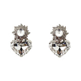 Cercei inima cristal Solaria Crystal