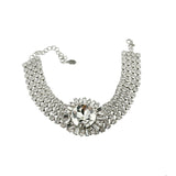 Colier tip choker cu cristale Agnes