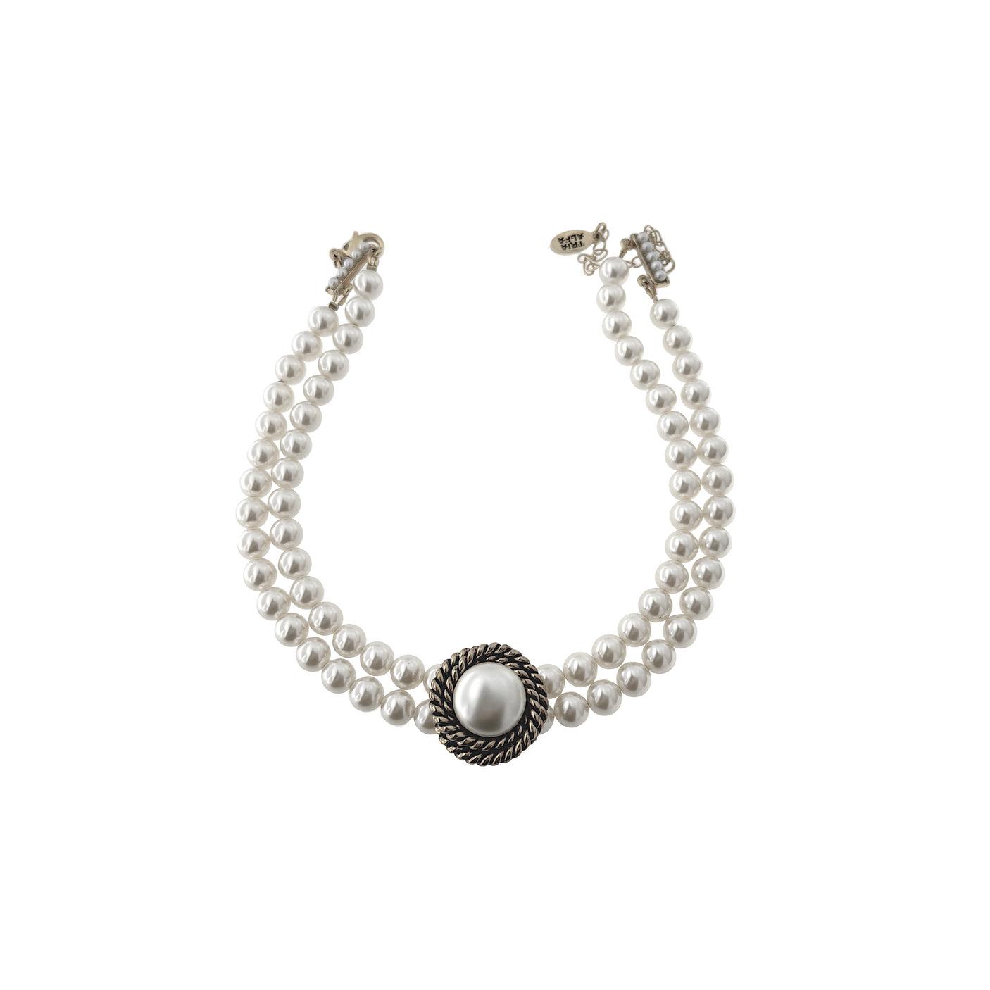 Colier perle tip choker Ivory Ropes